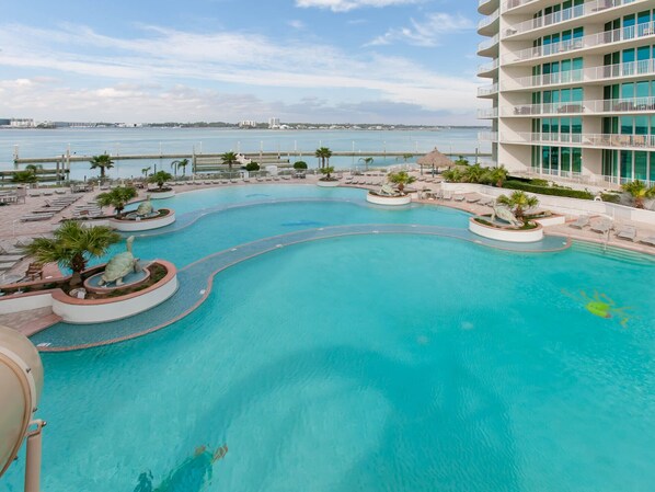 Indoor pool, outdoor pool