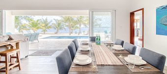 Oceanfront oasis on the beach with private pool, gazebo, grill, patio, and AC