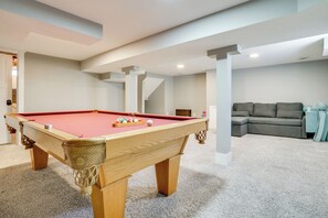 Games room - Pet-Friendly Minneapolis Home ~ 6 Mi to Dtwn! (Minneapolis)
