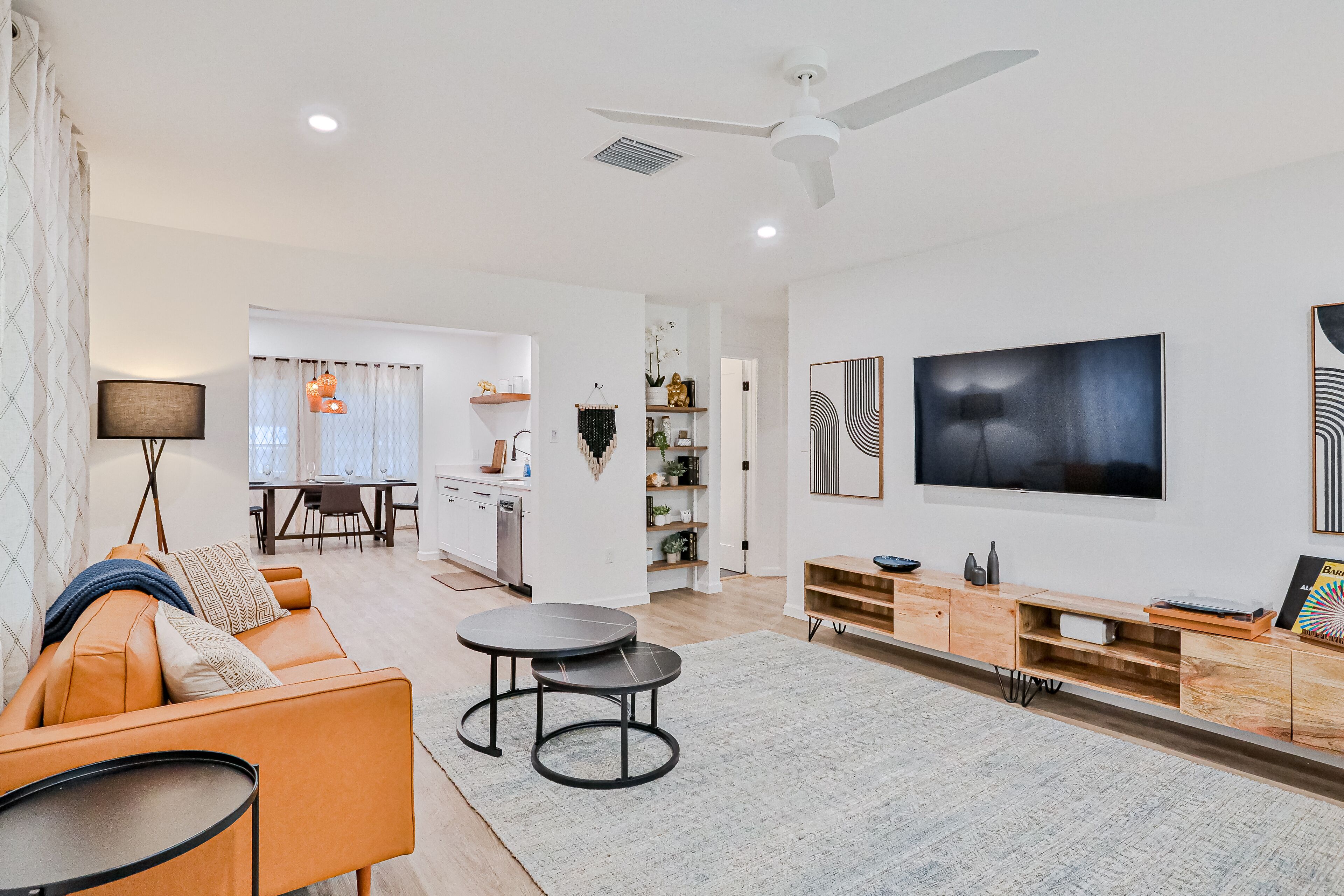 Updated, dog-friendly home in heart of town with patio & AC - walk everywhere
