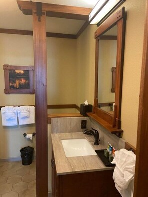 Hair dryer, towels