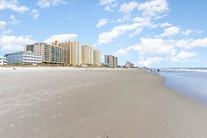 Aan het strand
