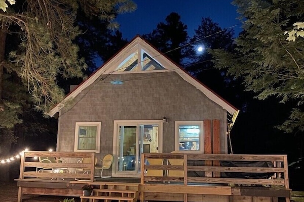 Nighttime at the Cozy Cabin