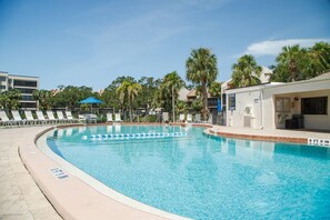 Condo (Midnight Cove II by the Docks- First ) | Exterior - Midnight Cove II Bldg 6, 1st Fl by the Docks (Siesta Key)