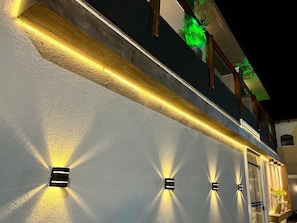 Front of property – evening/night