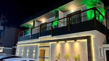 Front of property - evening/night
