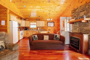 Televisio, takka, DVD-soitin