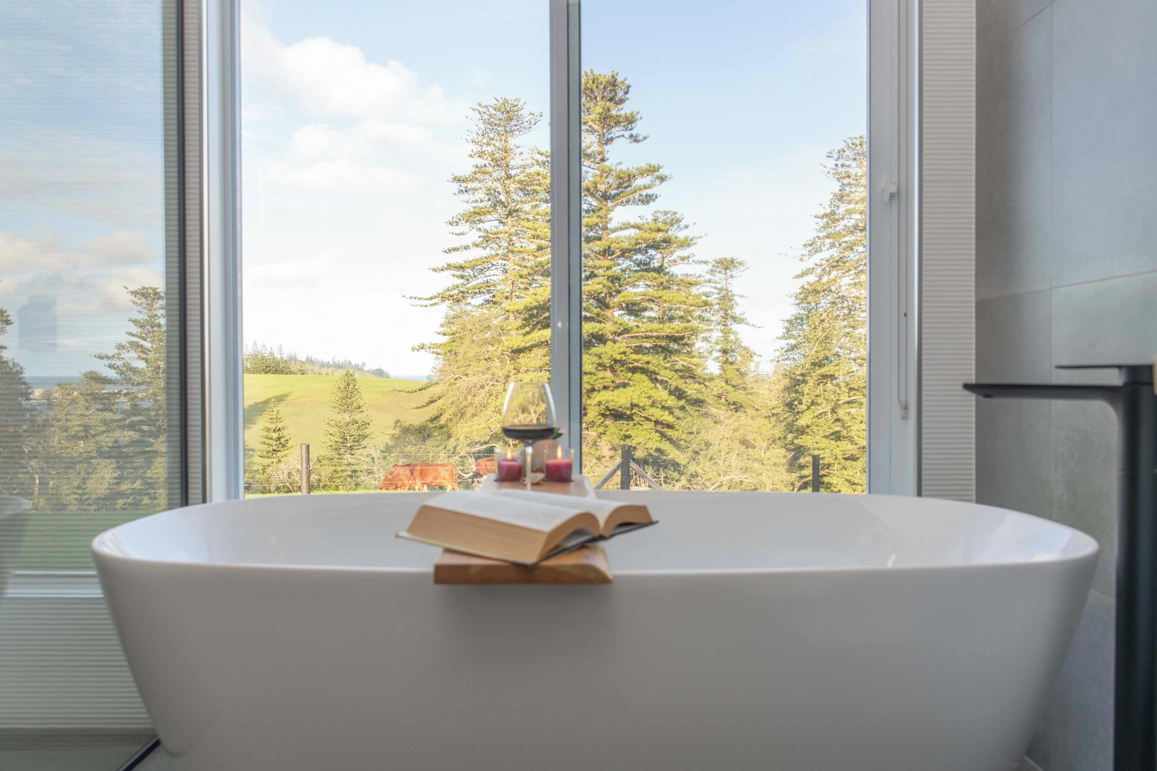 Huis | Badkamer | Een aparte badkuip en douche, gratis toiletartikelen, een haardroger