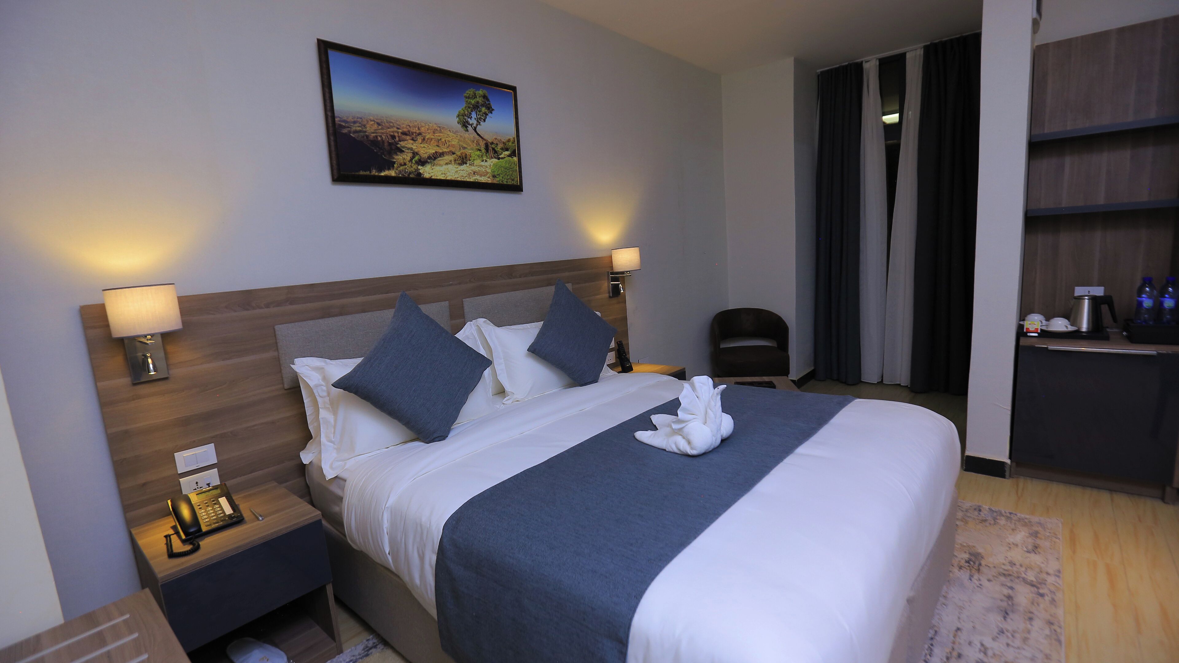 In-room safe, individually furnished, desk, laptop workspace