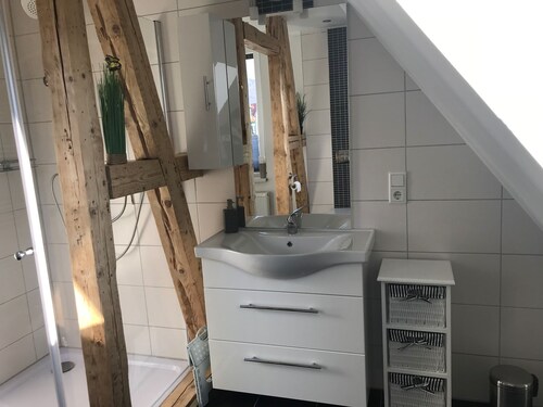 Dog-friendly Harz vacation home with fireplace, garden & space for 10 people