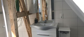 Dog-friendly Harz vacation home with fireplace, garden & space for 10 people