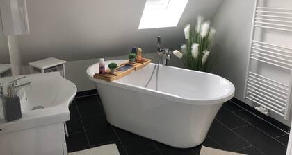 Dog-friendly Harz vacation home with fireplace, garden & space for 10 people