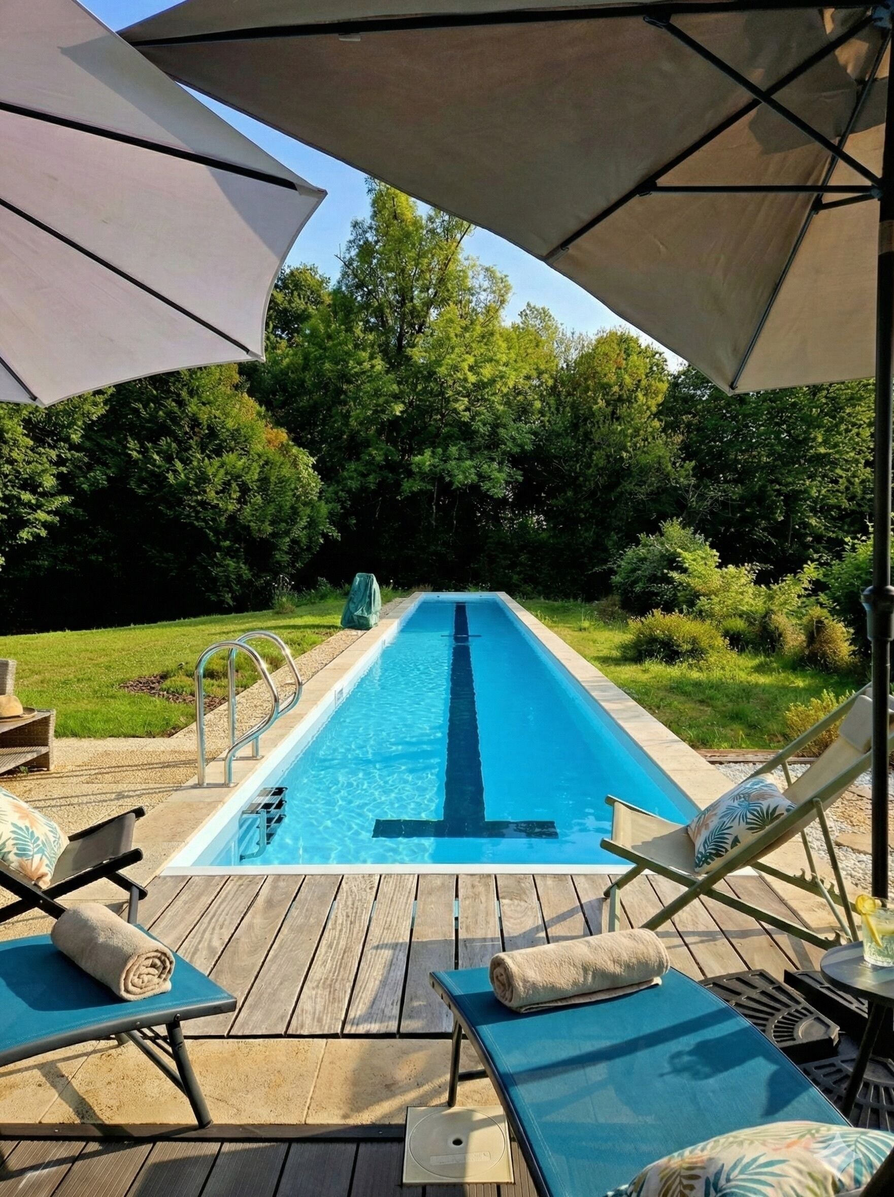 Udendørs pool, opvarmet pool