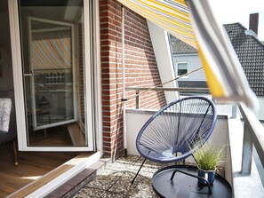 Property grounds - Vacation apartment with balcony near the family lagoon (Büsum)