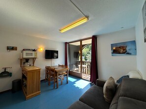 TV - Cozy studio for 4 people at the foot of the slopes (Morillon 1100)