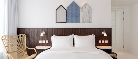 客房 (Lovely) | 低過敏寢具、客房內保險箱、書桌、筆電工作空間