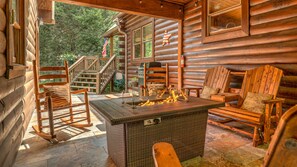 Cabin, 3 Bedrooms | Balcony - Hummingbird Retreat by Escape to Blue Ridge (Mineral Bluff)