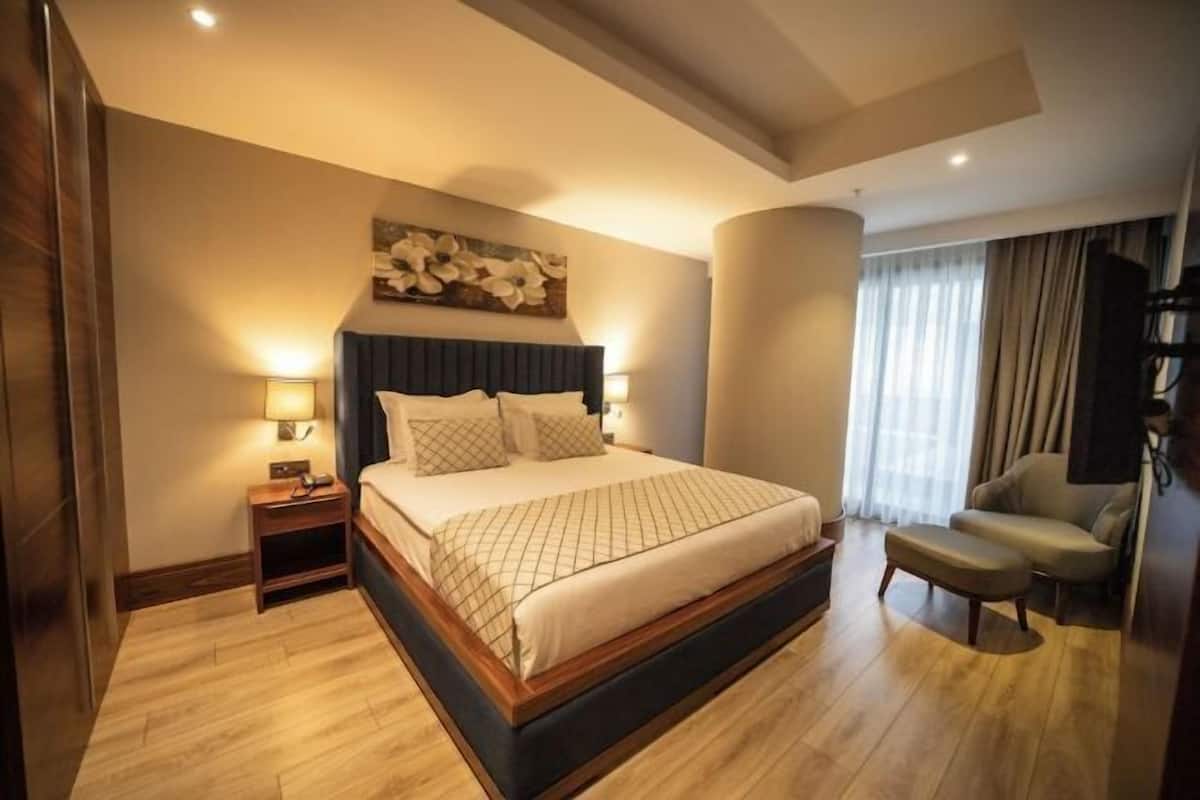 2 soveværelser, minibar, arbejdsområde til bærbare computere