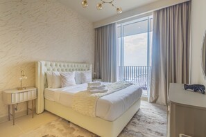 Comfort Apartment | Free WiFi, bed sheets - Nasma Luxury Stays - Harbour Gate T1 (Dubai)