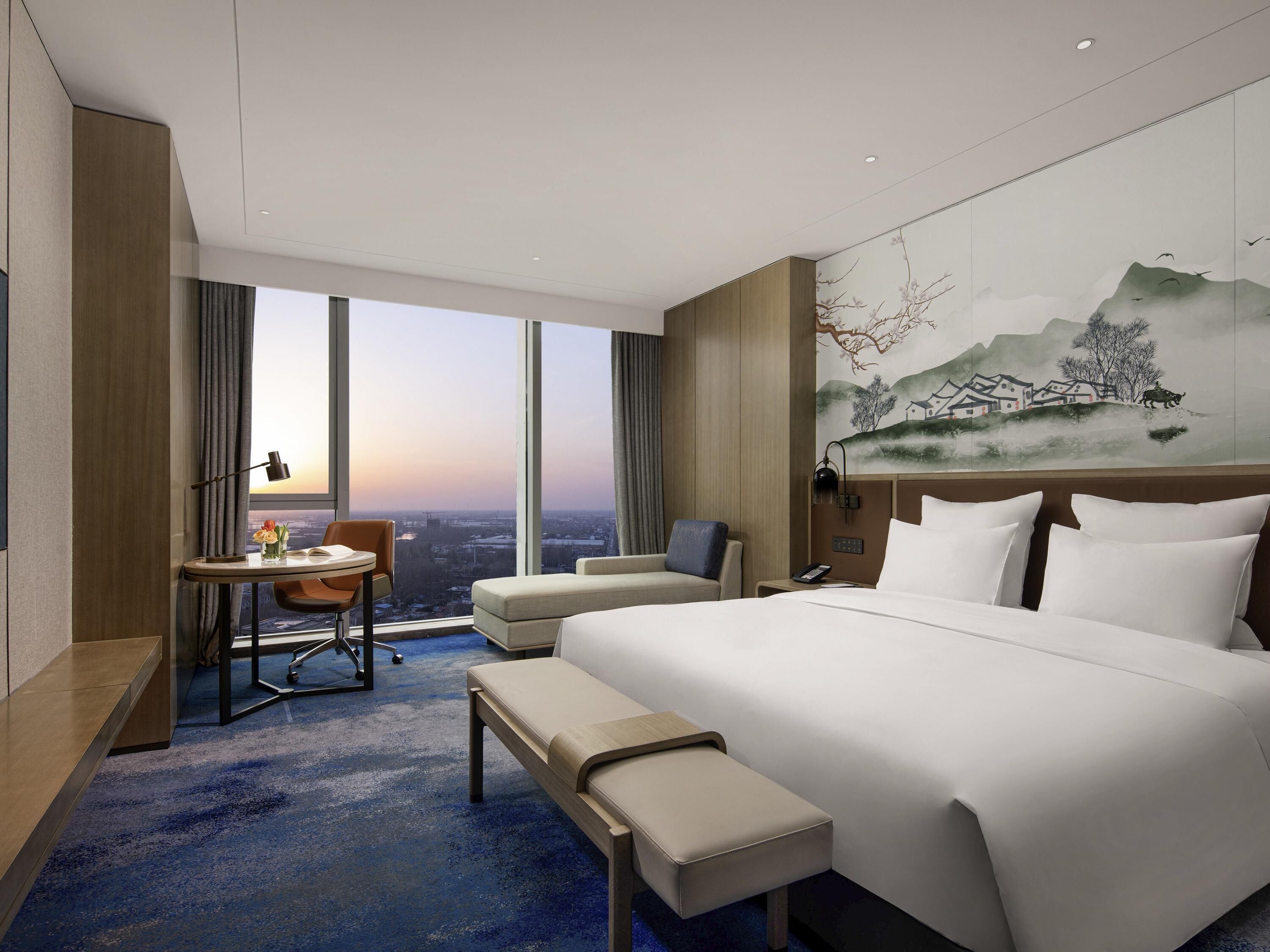 Premium bedding, minibar, in-room safe, desk