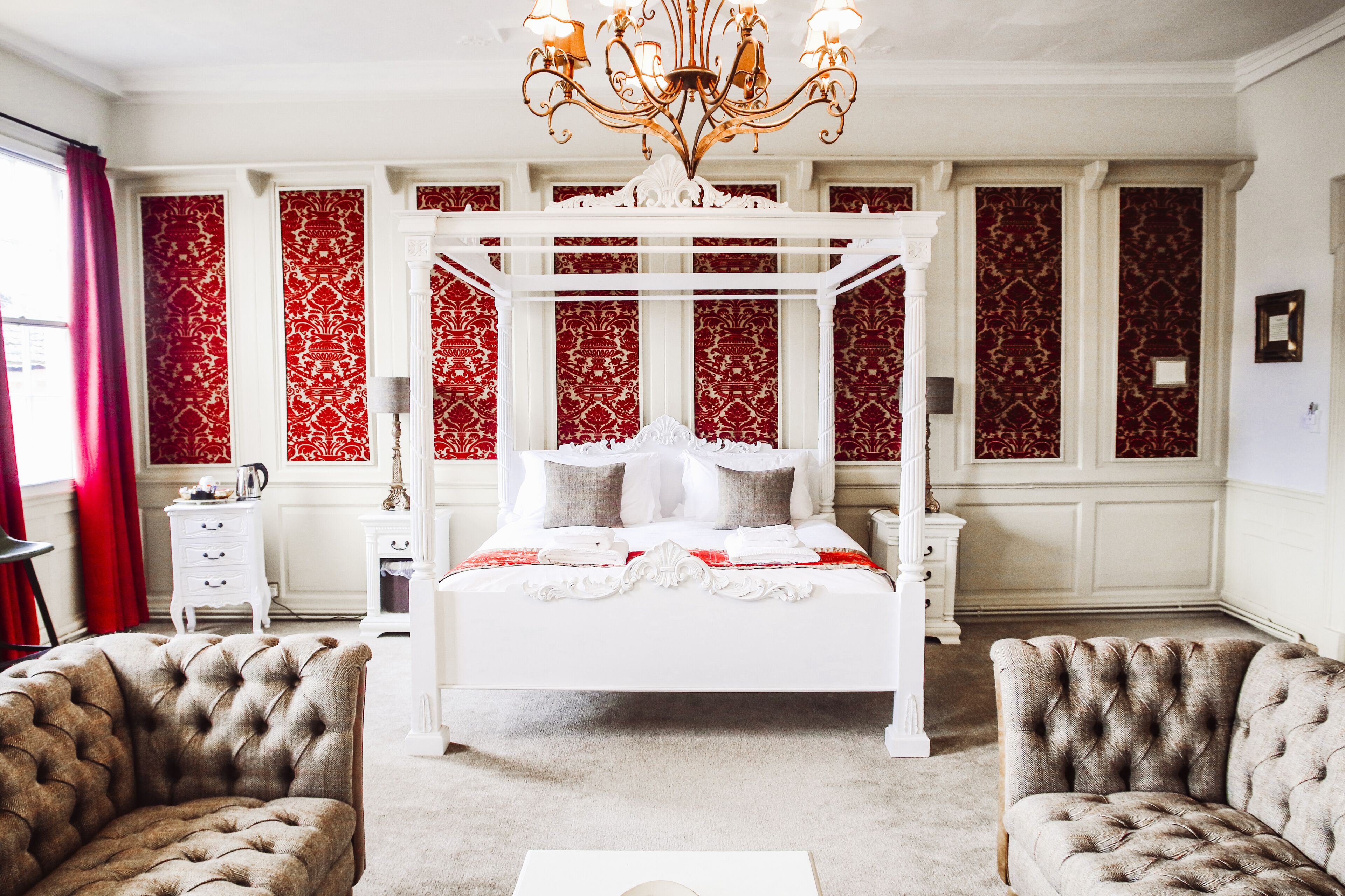 Honeymoon Double Room, 1 King Bed | Bathroom | Hair dryer, towels, soap, shampoo