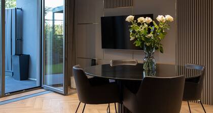 nowoczesny apartament z piÄknym ogrodem i prywatnym parkingiem