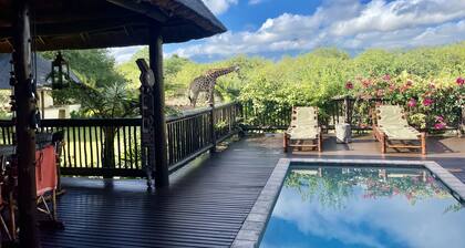 Luxurious African Bush home in a magical wildlife setting near Kruger Game Park