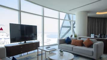 52-inch Smart TV with cable channels, TV, Netflix