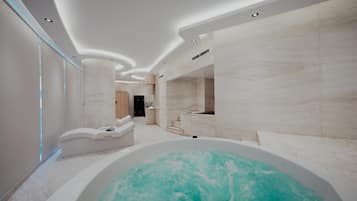 Bañera de hidromasaje interior