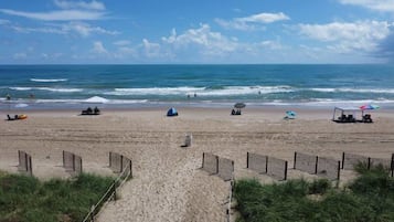 On the beach