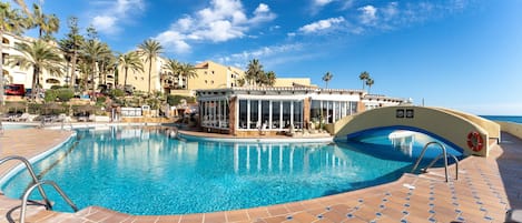 Indoor pool, a heated pool