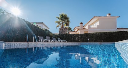 Spacious family Villa with private pool on beach resort