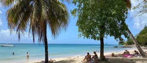 靠近海滩