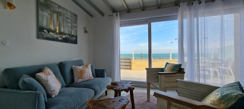 Gite la plage , idéal pour 5 personnes avec une belle vue sur  la mer