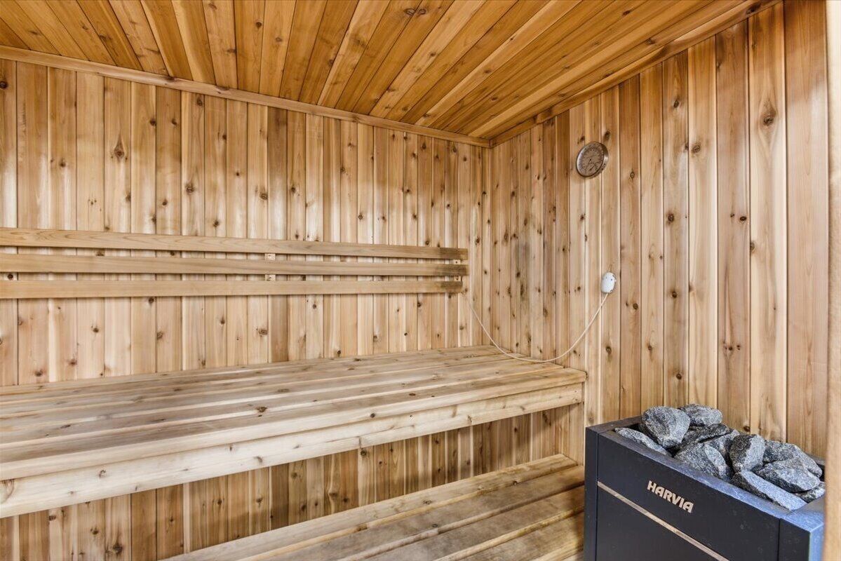 Inside Sauna
