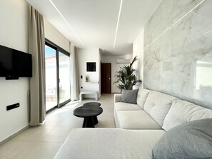 Living area - Roof suite by the sea (Réthymnon)