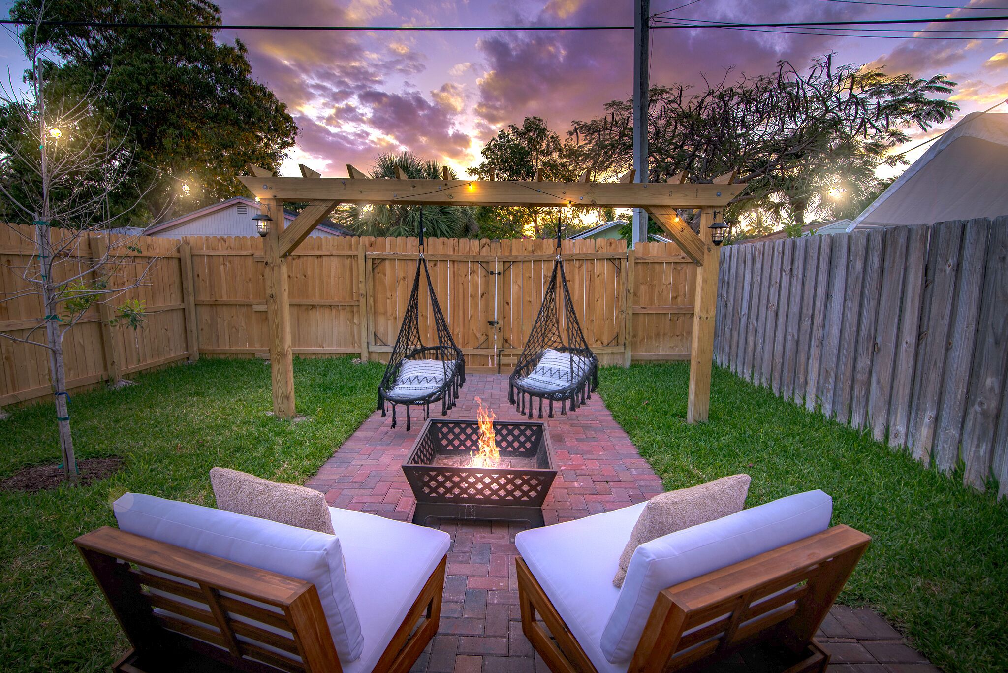 Overnattingsstedets uteområder