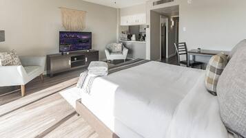 Căn hộ Economy (1 Bedroom) | 1 phòng ngủ, bàn ủi/dụng cụ ủi quần áo, bộ trải giường