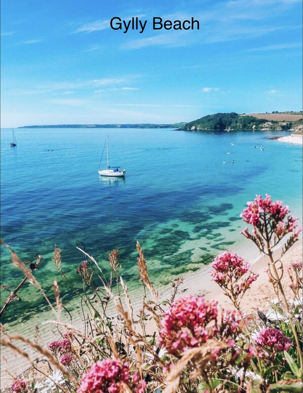 Beach - Luxury house on quay with 180 degree views of estuary with parking on the quay. (Falmouth)