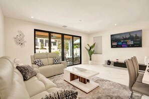 Smart TV, books, offices