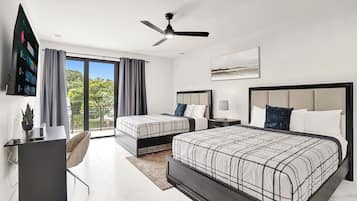 4 habitaciones, escritorio, tabla de planchar con plancha y wifi gratis