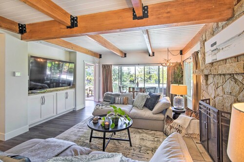 Chic Lake House w/ Furnished Deck & Hot Tub!