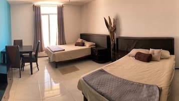 Free WiFi, bed sheets