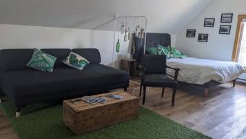 1 dormitori, planxa i posts de planxar, wifi i roba de llit