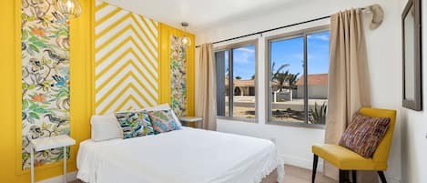 4 habitaciones, cuna de viaje, wifi gratis y ropa de cama