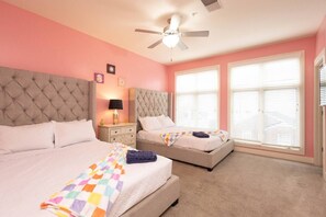 2 bedrooms, desk, iron/ironing board, WiFi