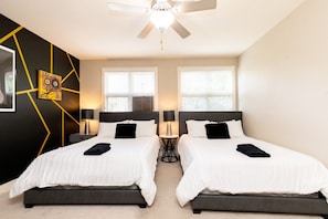 3 bedrooms, desk, iron/ironing board, WiFi