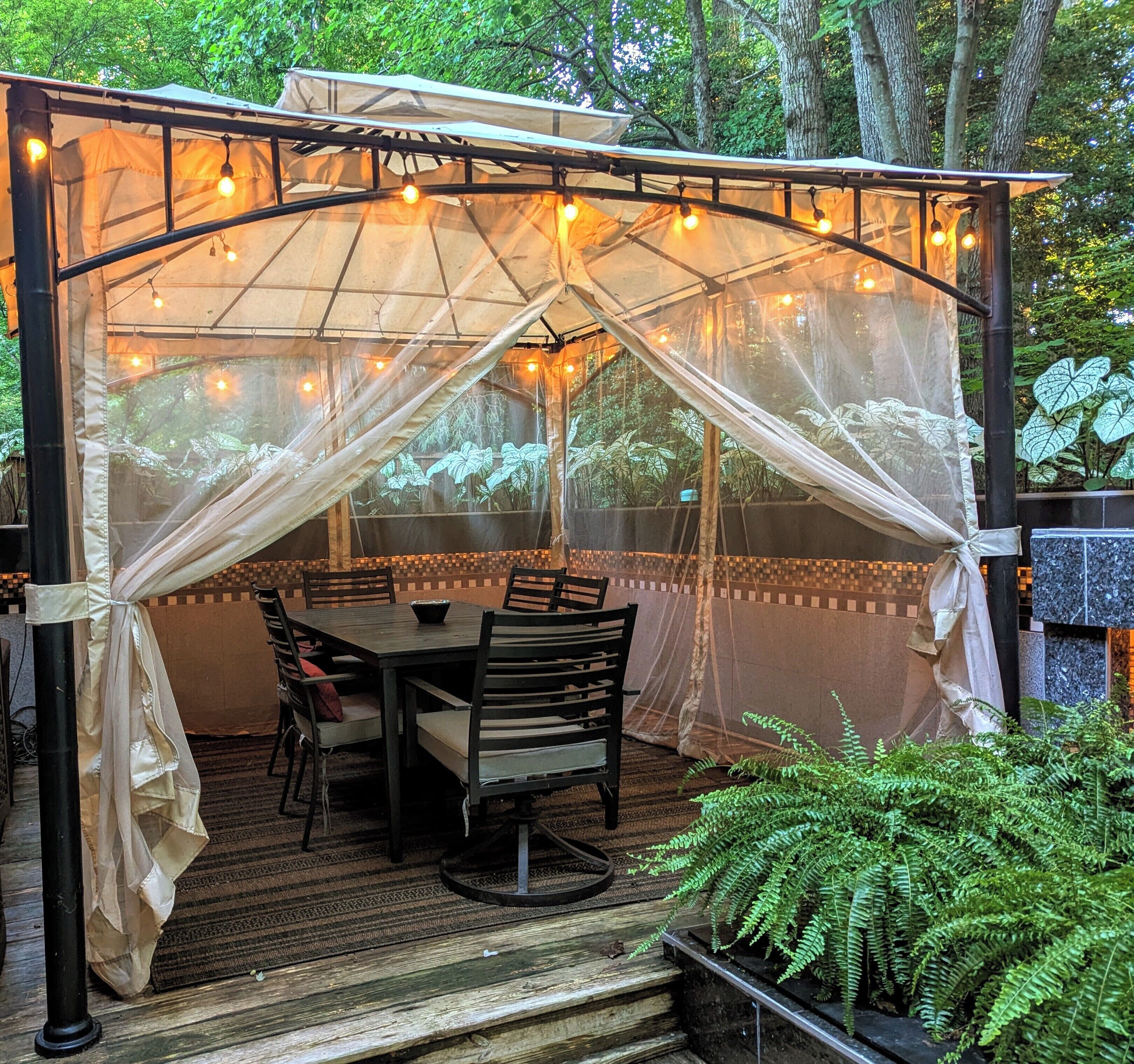 Restauration en plein air