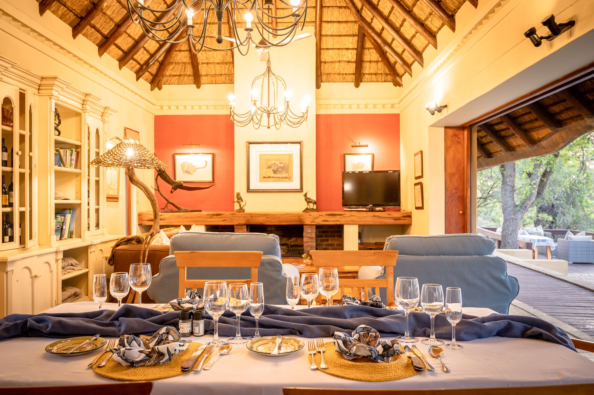 Opções para refeição no quarto