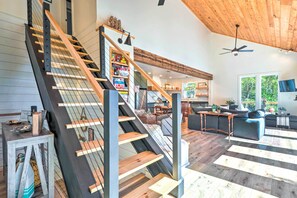 TV, fireplace, DVD player, books - Colorful Golden Getaway w/ Panoramic Views! (Golden)